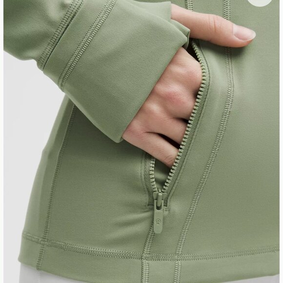 Lululemon NWT Define Jacket Nulu size 8 Desert Green - Picture 14 of 15